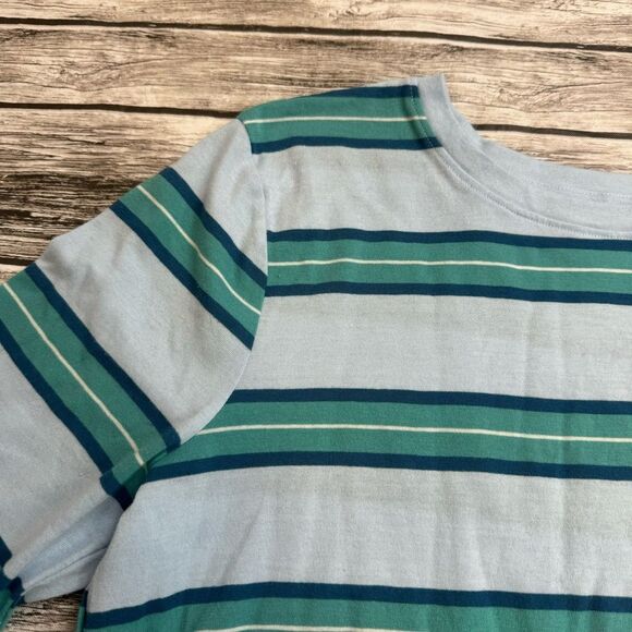 SO Womens Striped Long Sleeve T Tee Shirt XL Extra Large Blue Teal White NWT NEW - Picture 6 of 12